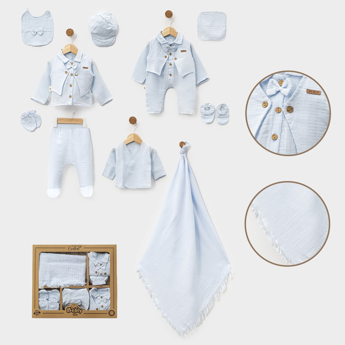 GENTLEMEN - PREMIUM MUSLIN WELCOME SET