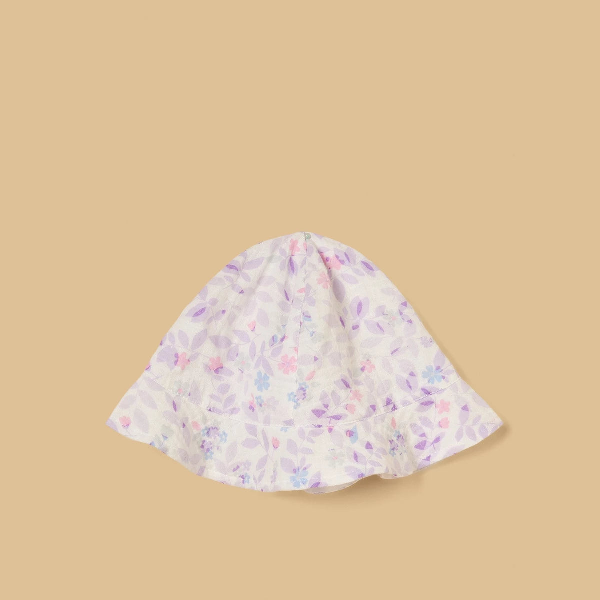 MAX-Floral Print Romper with Cap