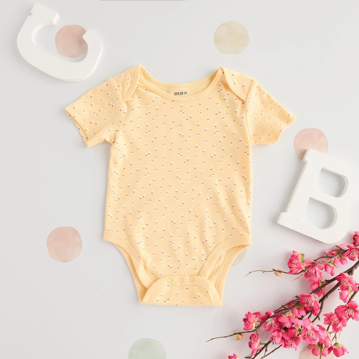 MAX-All-Over Floral Print Bodysuit