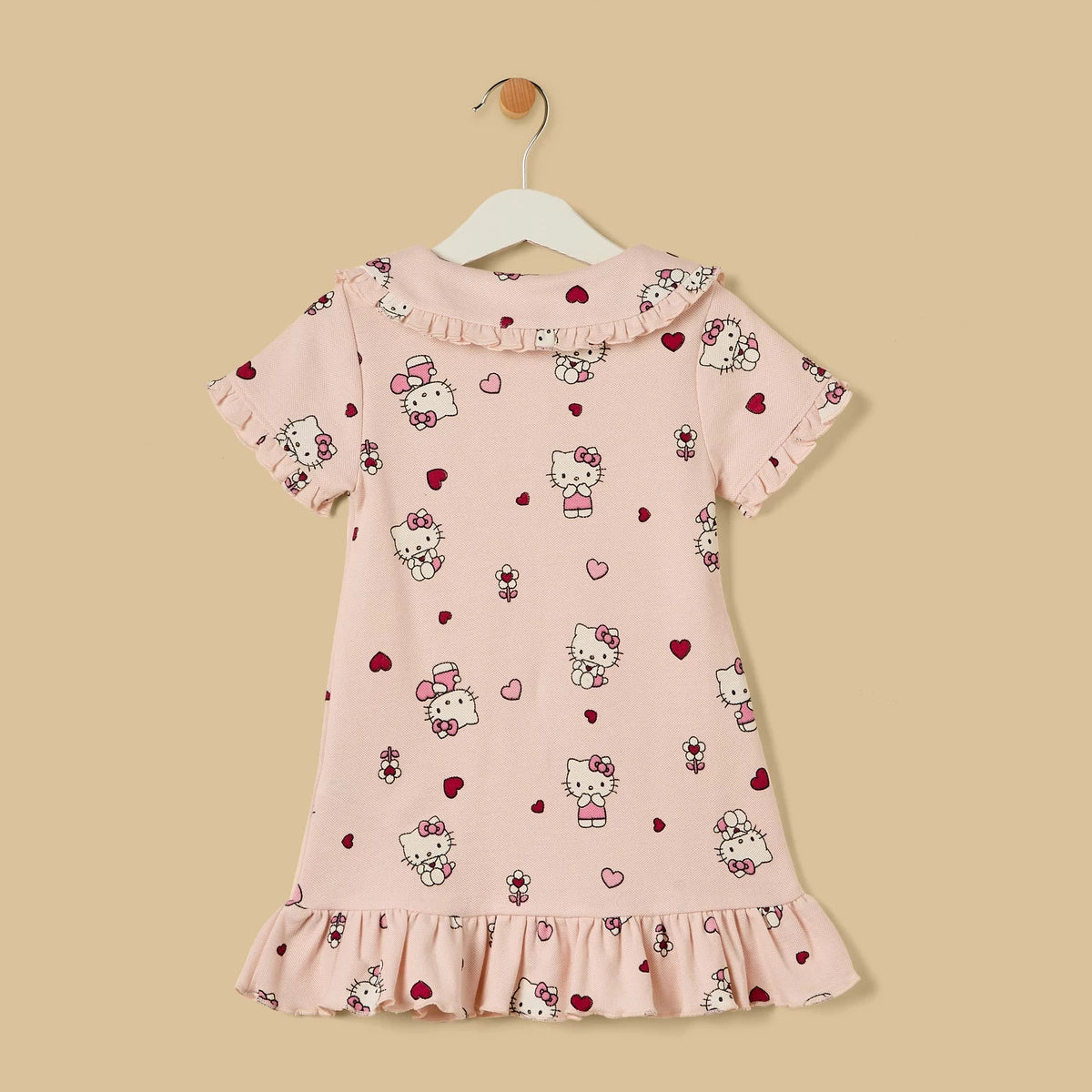 MAX-Hello Kitty Drop Waist Dress with Headband