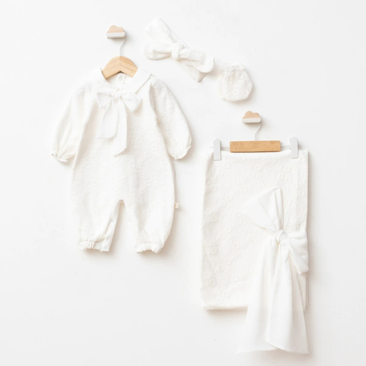 PUGI-LACY COTTON-4PC WELCOME SET