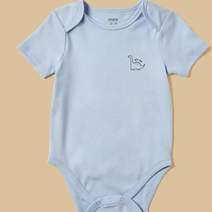 MAX-Pack of 5 - Assorted Cotton Bodysuit