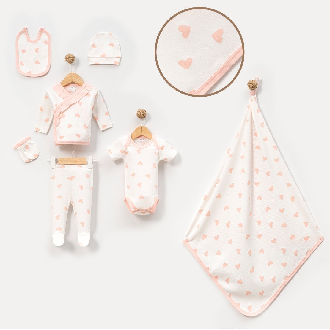 Light knitted 7pc welcome set
