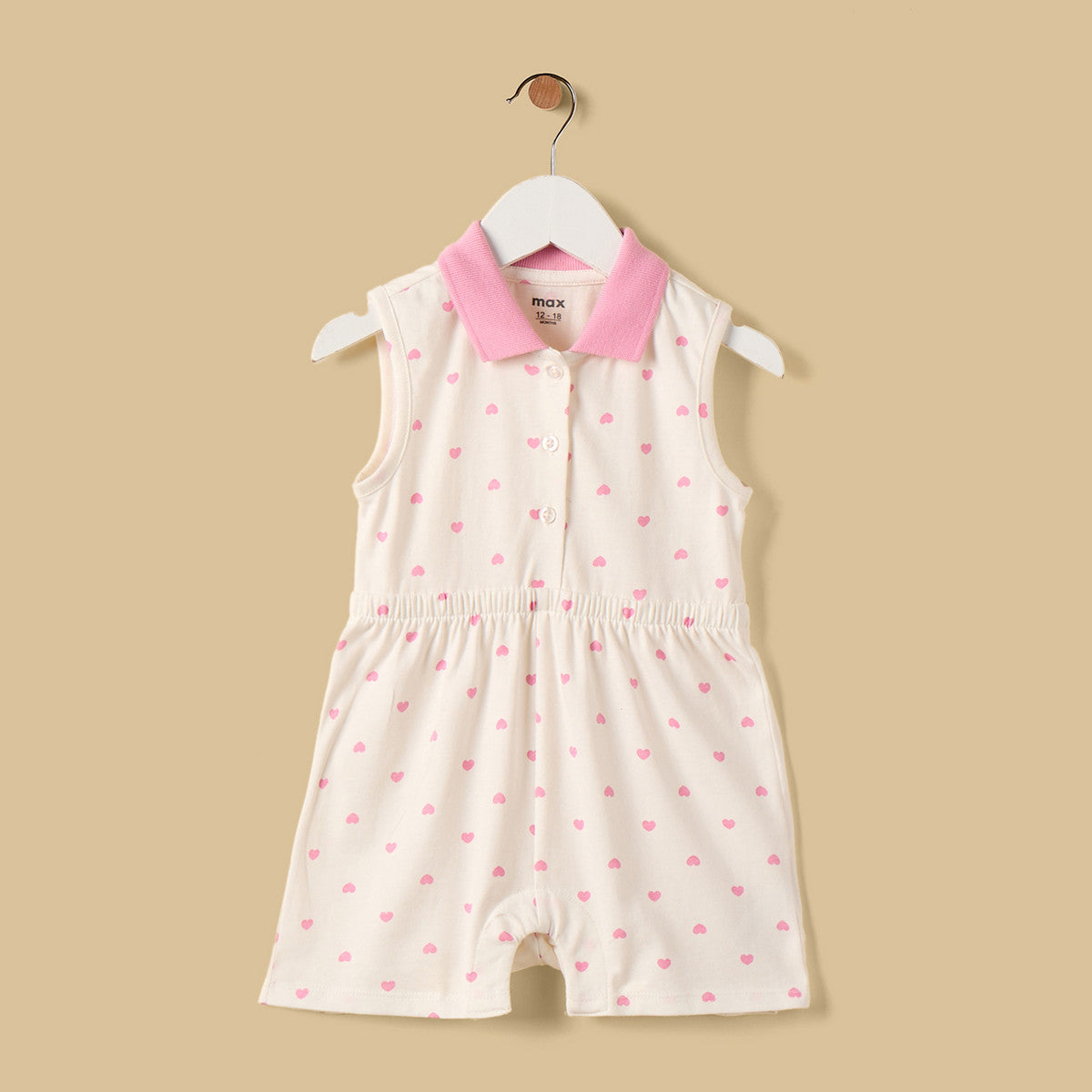 MAX-Pack of 2 - Assorted Cotton Playsuit