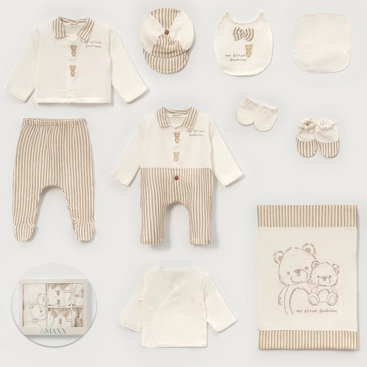 LM-COTTON/MUSLIN WELCOME SET