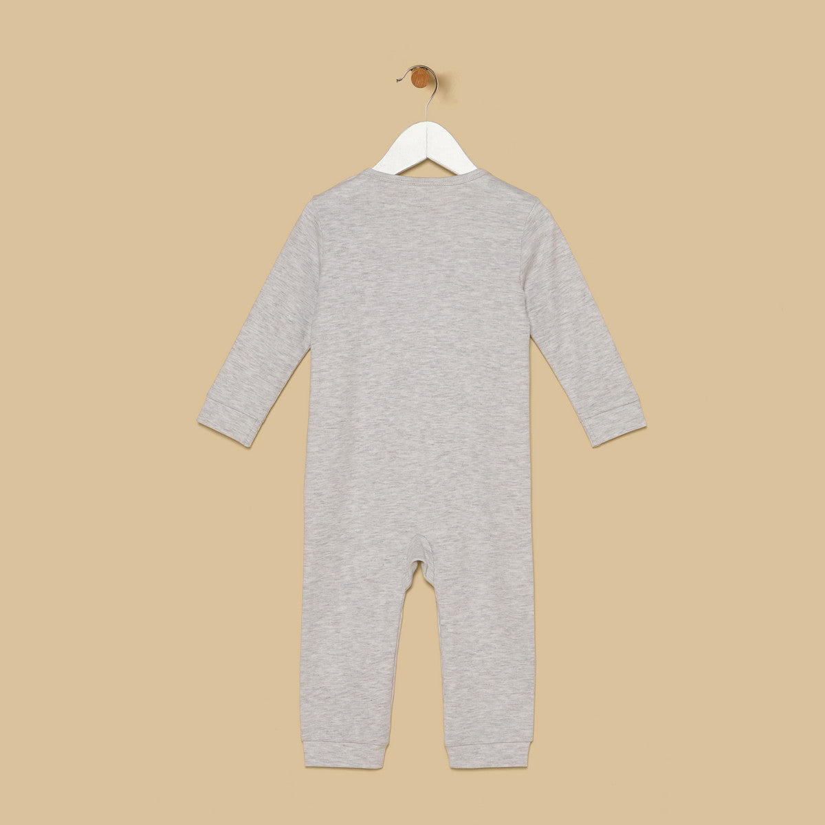 MAX-Slogan Print Sleepsuit
