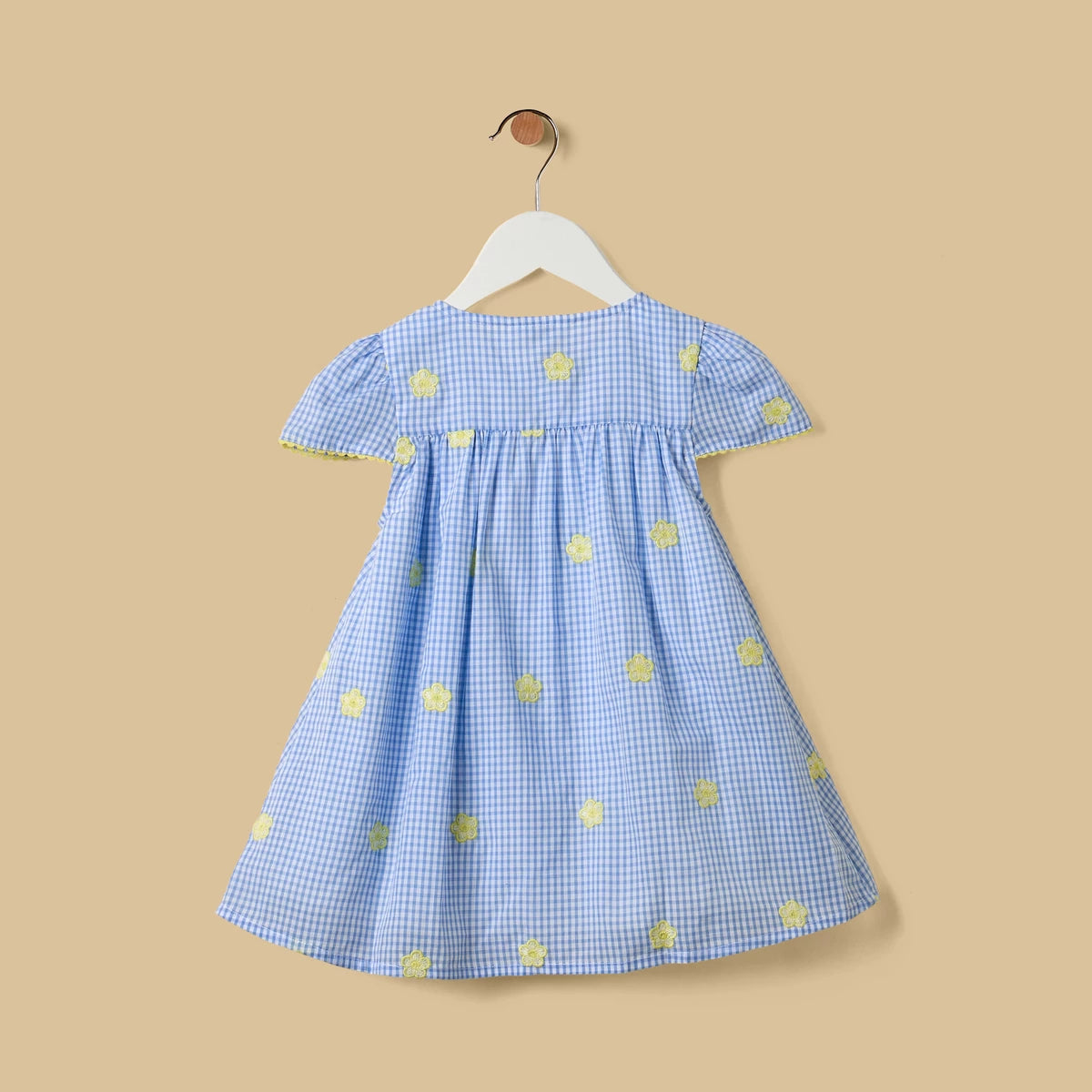 MAX-Checked Dress with Bloomers
