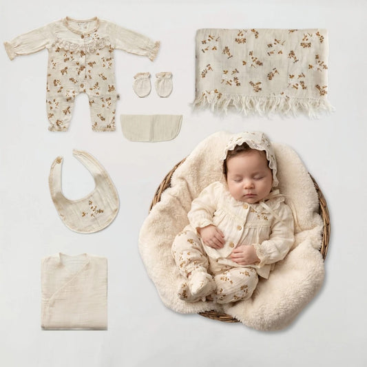BK-COTTON/MUSLIN WELCOME SET