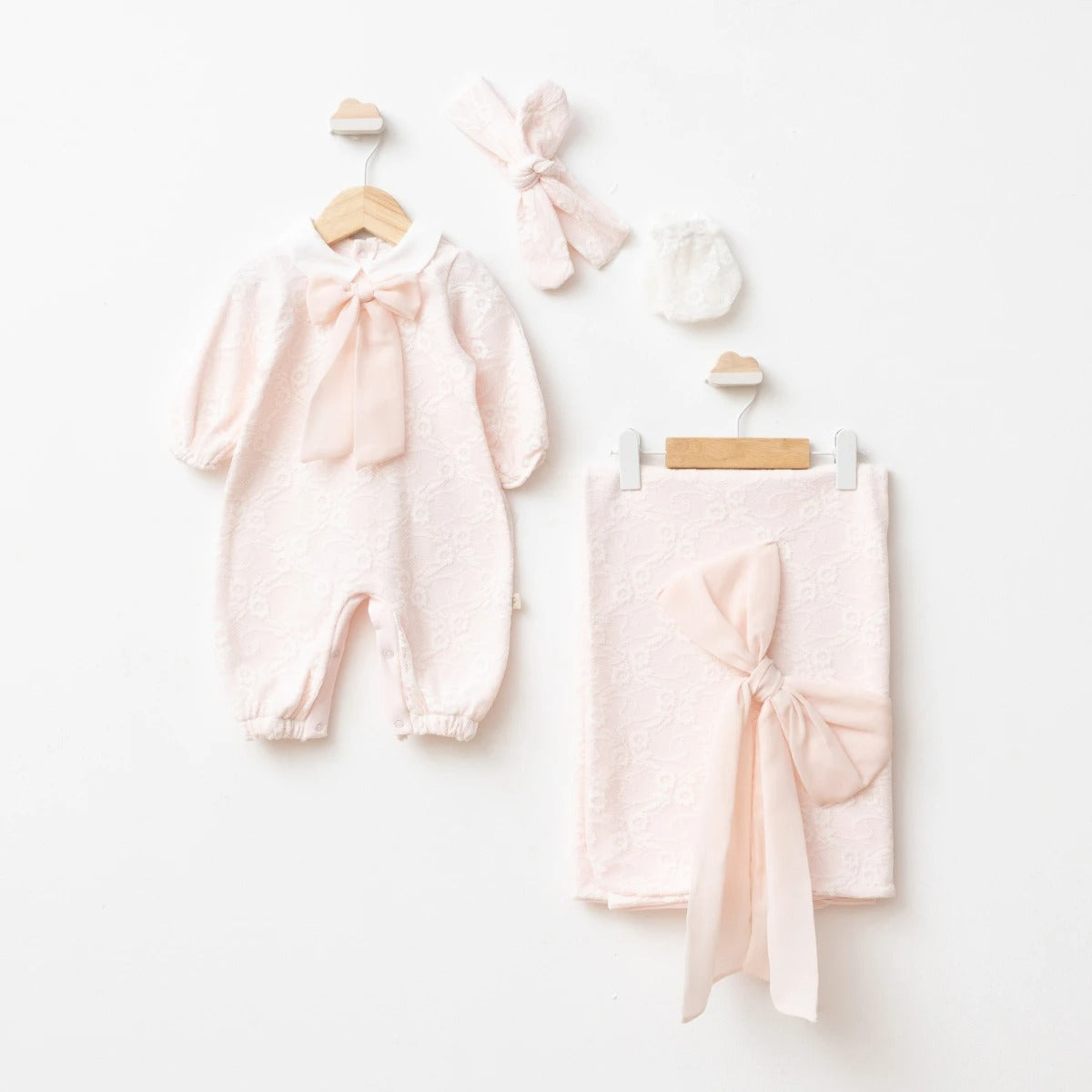 PUGI-LACY COTTON-4PC WELCOME SET