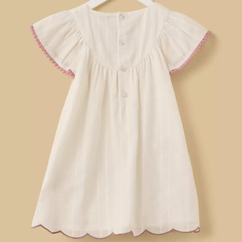 MAX-Embroidered Dress with Bloomers