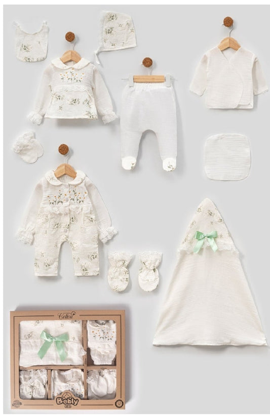 FLORAL BAY  - PREMIUM MUSLIN WELCOME SET