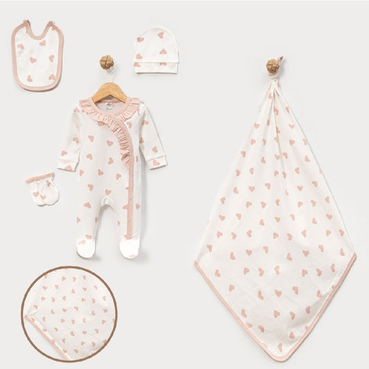 Light knitted 5pc welcome set