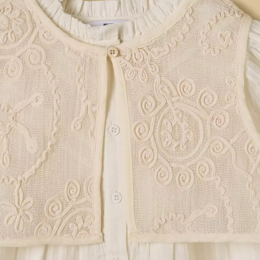 MAX-Textured Top with Shrug