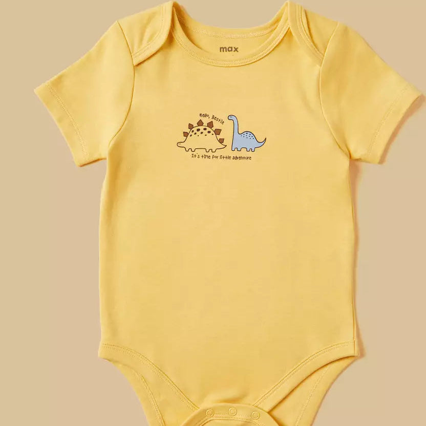 MAX-Pack of 5 - Assorted Cotton Bodysuit