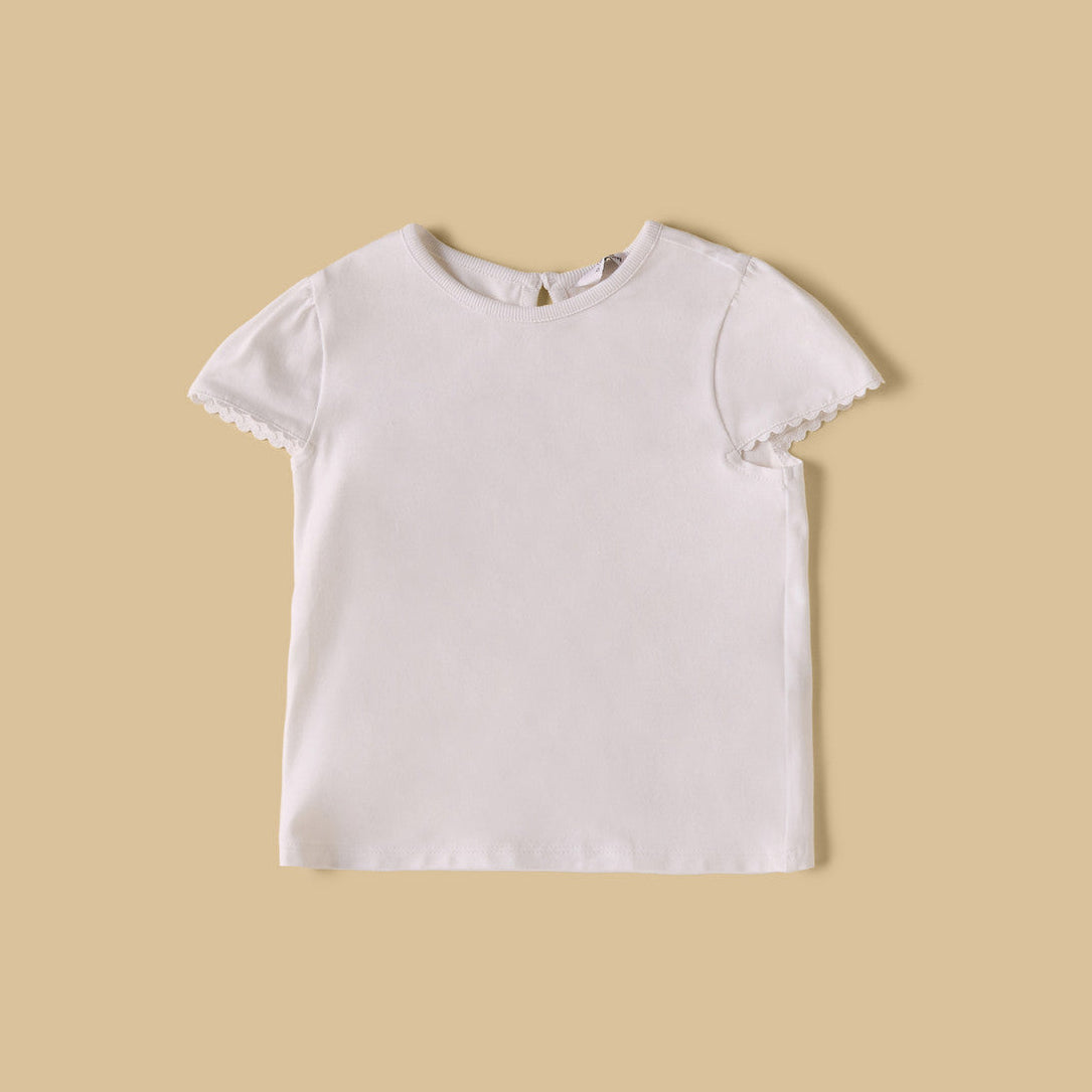 MAX-Embroidered Cotton Dungaree with T-shirt and Hairband