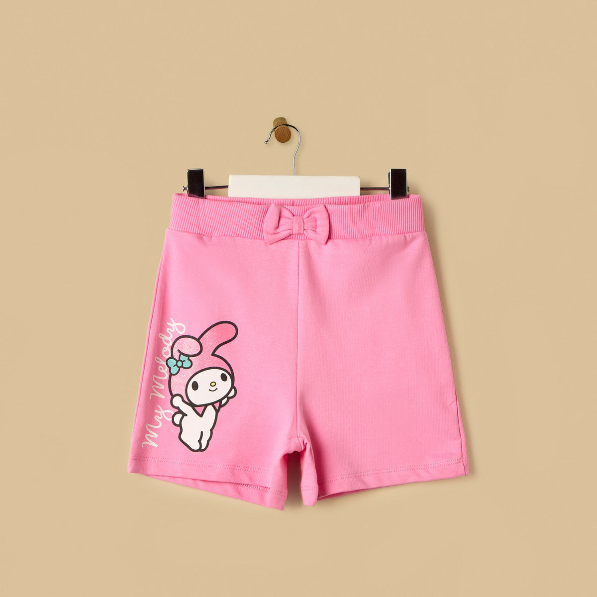MAX-My Melody Print Cotton T-shirt and Shorts Set